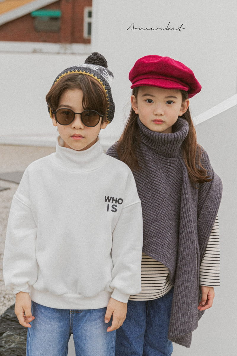 A-MARKET - Korean Children Fashion - #Kfashion4kids - Who Turtleneck Sweatshirt - 4