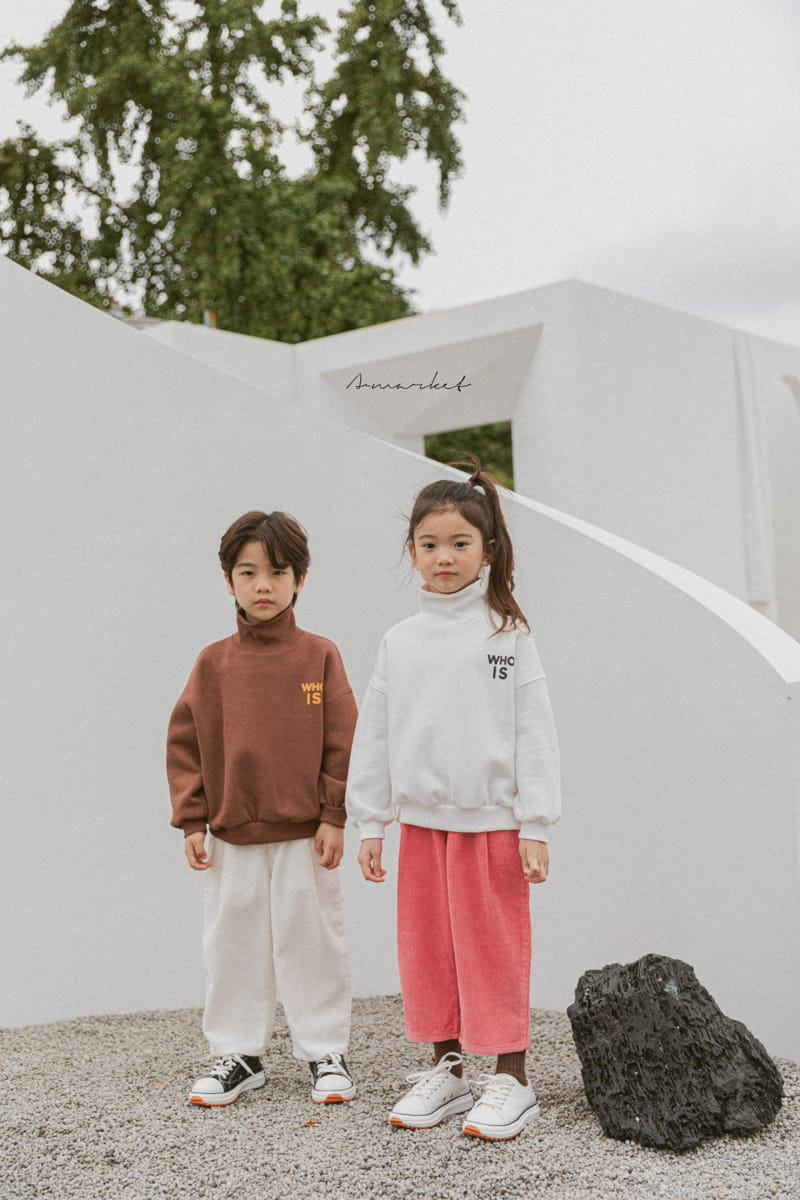 A-MARKET - Korean Children Fashion - #Kfashion4kids - Who Turtleneck Sweatshirt - 6
