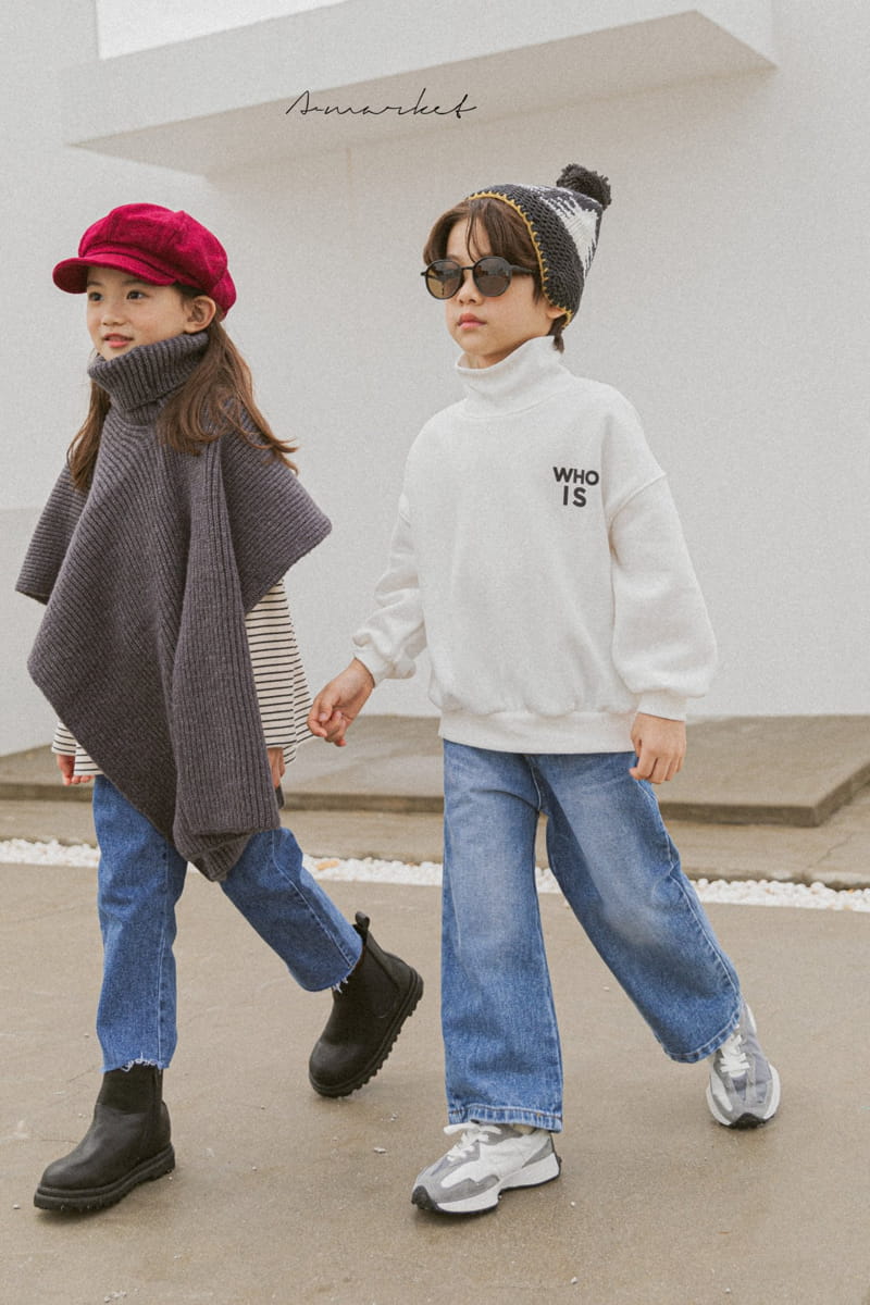 A-MARKET - Korean Children Fashion - #Kfashion4kids - Who Turtleneck Sweatshirt - 7