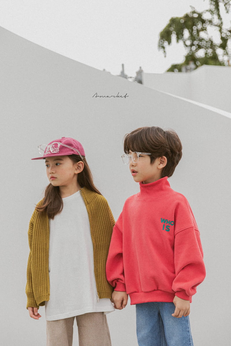 A-MARKET - Korean Children Fashion - #Kfashion4kids - Who Turtleneck Sweatshirt - 8