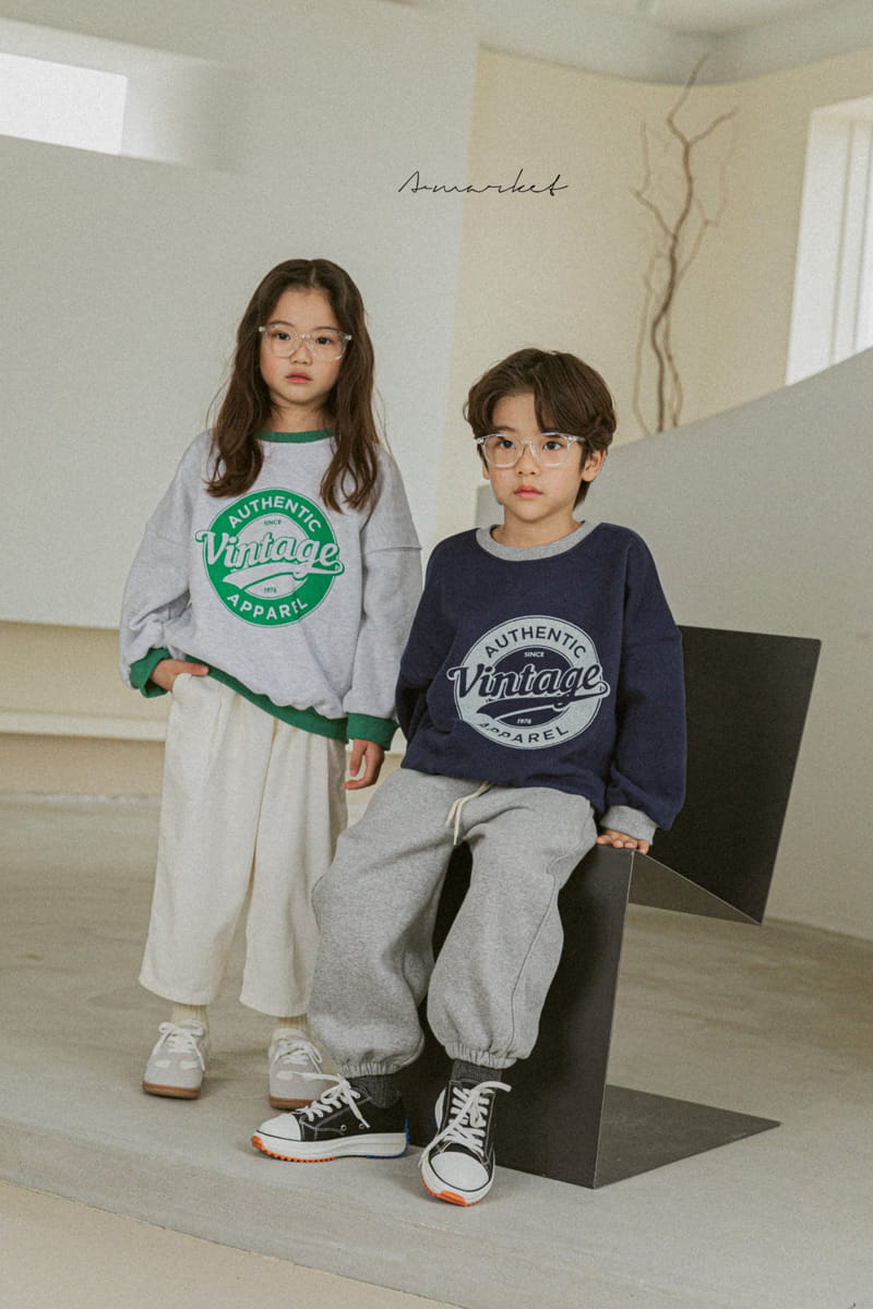 A-MARKET - Korean Children Fashion - #Kfashion4kids - Vintage Sweatshirt - 10