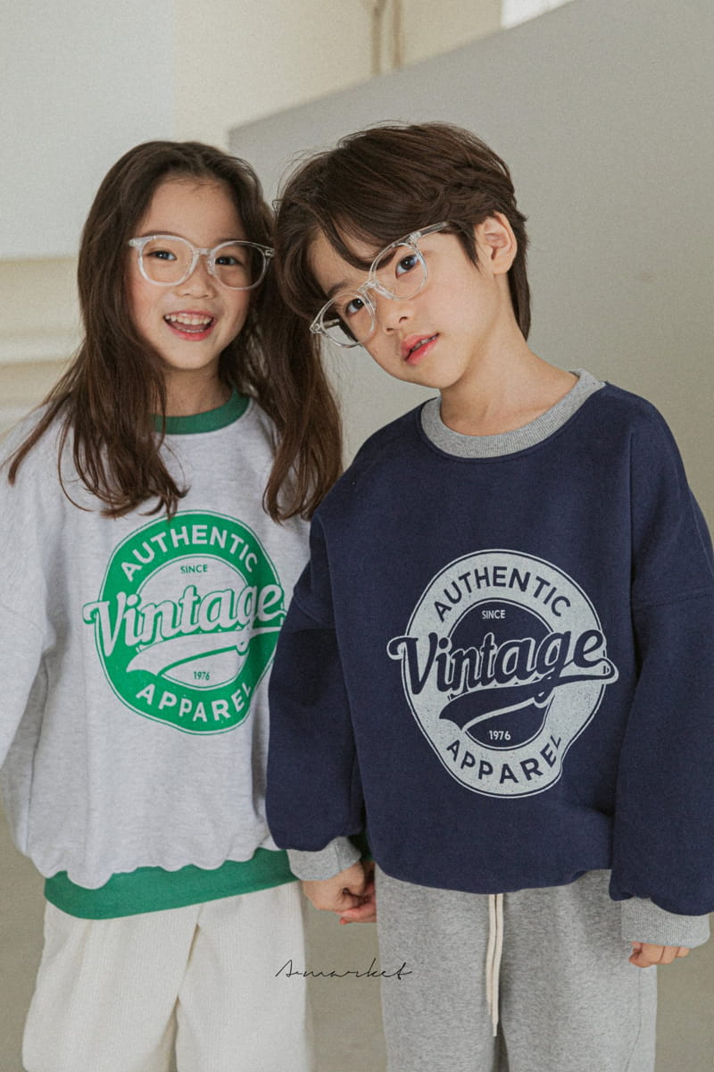 A-MARKET - Korean Children Fashion - #Kfashion4kids - Vintage Sweatshirt - 3