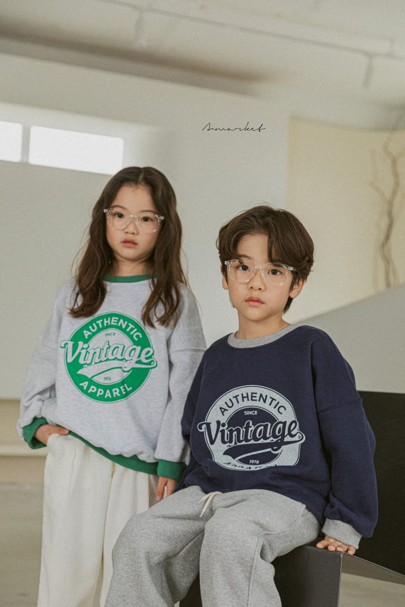 A-MARKET - Korean Children Fashion - #Kfashion4kids - Vintage Sweatshirt - 4