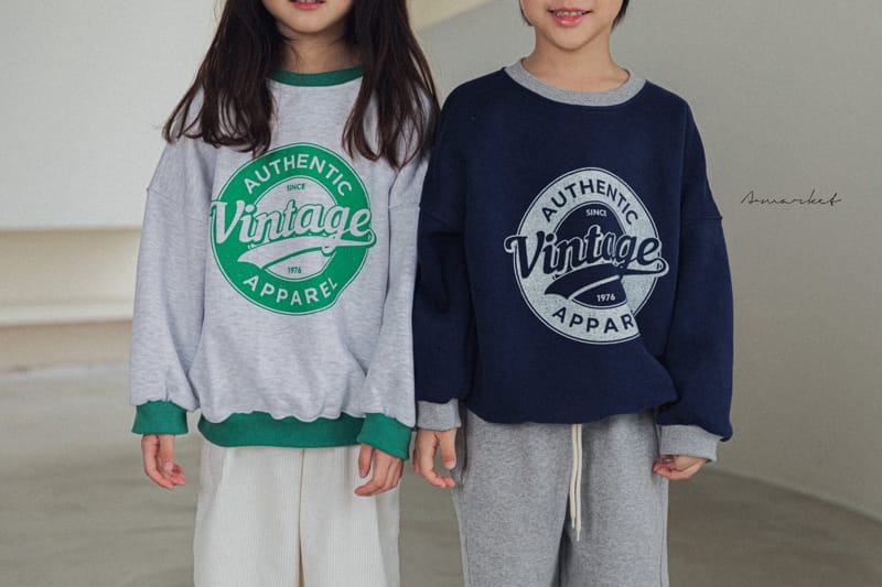 A-MARKET - Korean Children Fashion - #Kfashion4kids - Vintage Sweatshirt - 5