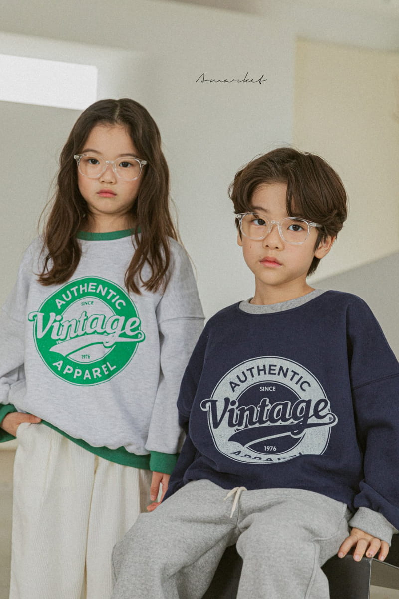 A-MARKET - Korean Children Fashion - #Kfashion4kids - Vintage Sweatshirt - 7