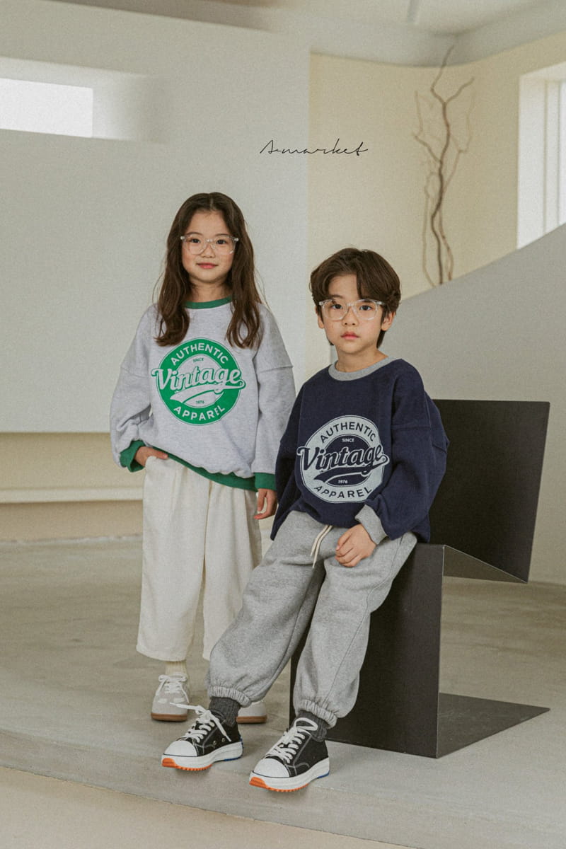A-MARKET - Korean Children Fashion - #Kfashion4kids - Vintage Sweatshirt - 8