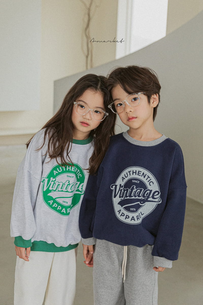 A-MARKET - Korean Children Fashion - #Kfashion4kids - Vintage Sweatshirt - 9