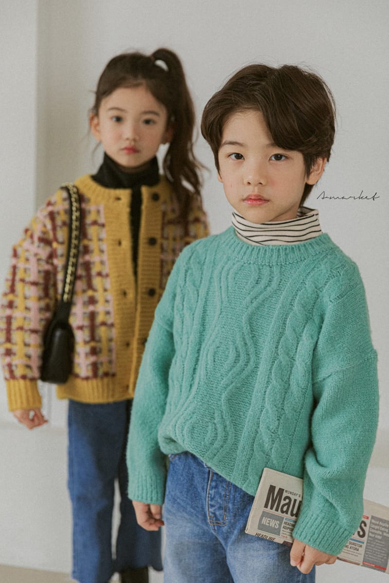 A-MARKET - Korean Children Fashion - #Kfashion4kids - Clip Stripes Turtleneck Tee - 9