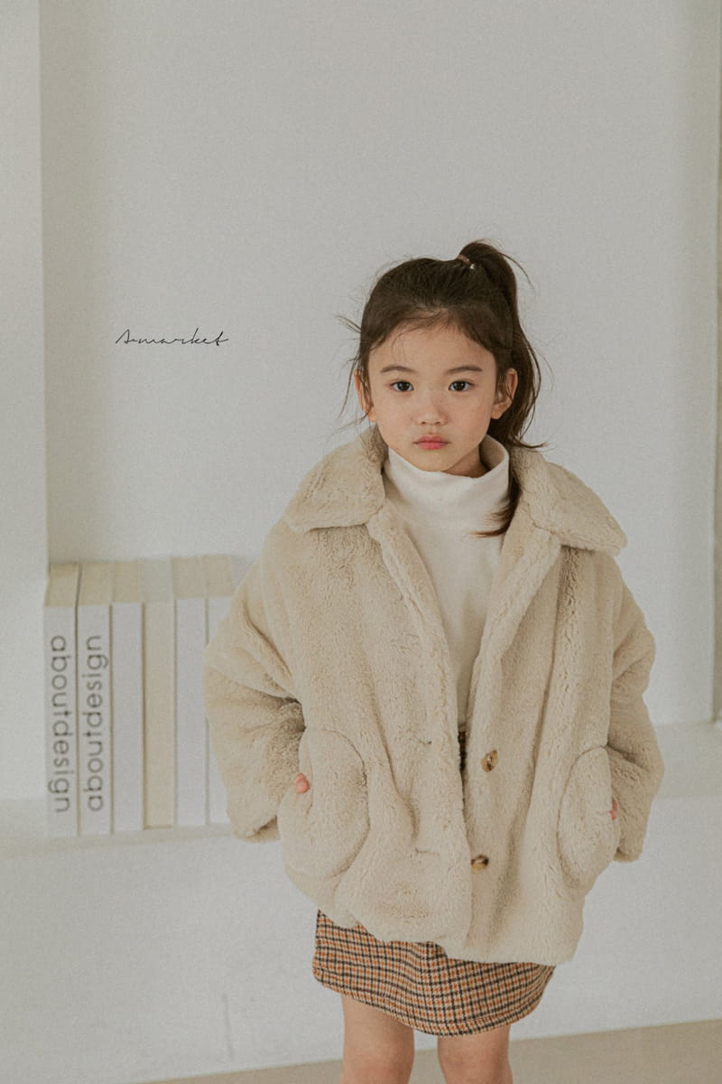 A-MARKET - Korean Children Fashion - #Kfashion4kids - Heart Turtleneck Tee - 6