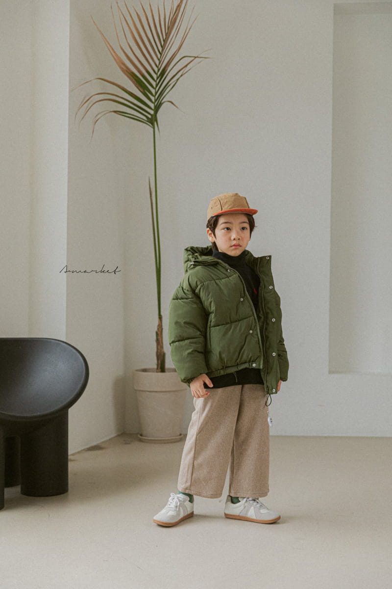 A-MARKET - Korean Children Fashion - #Kfashion4kids - Waffle Banding Pants - 10