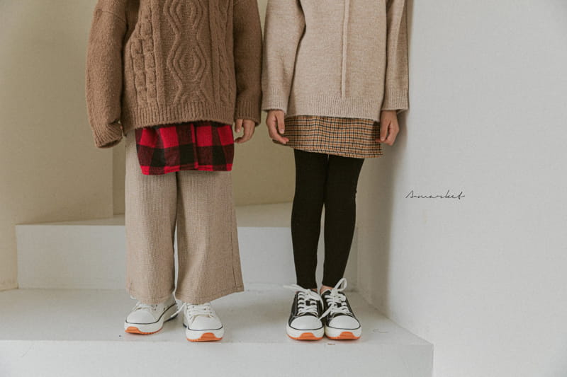 A-MARKET - Korean Children Fashion - #Kfashion4kids - Waffle Banding Pants - 4