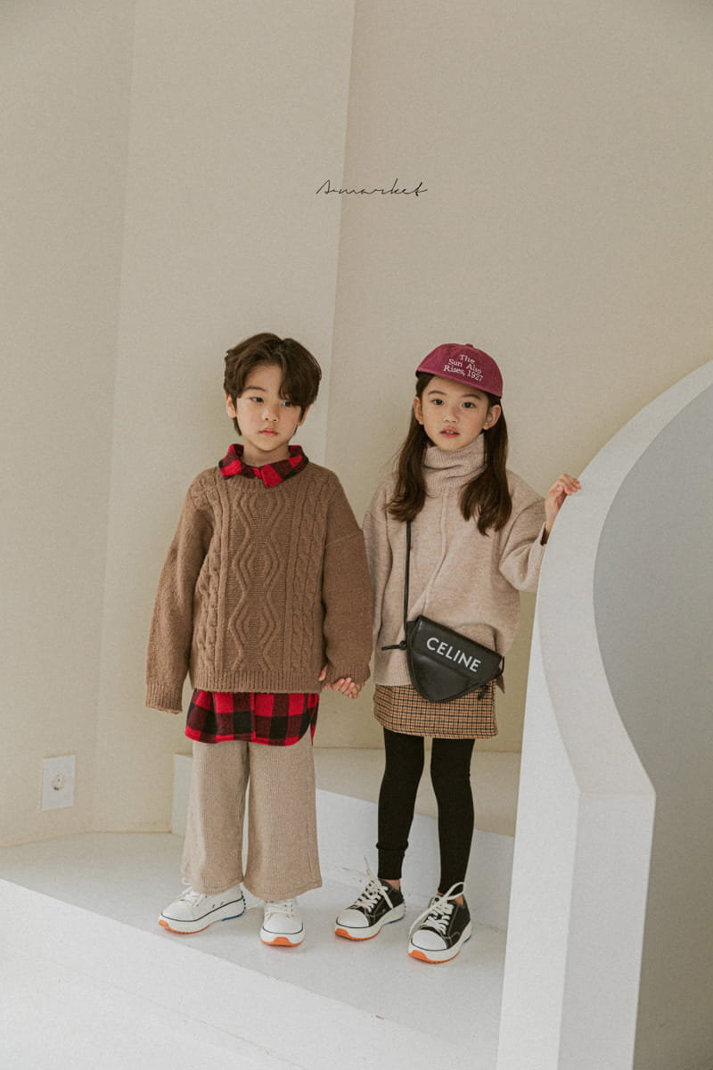 A-MARKET - Korean Children Fashion - #Kfashion4kids - Waffle Banding Pants - 9