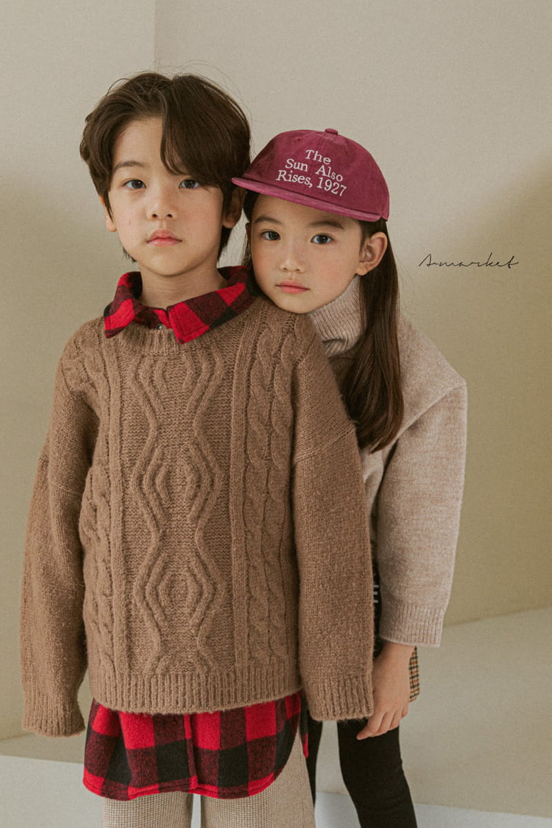 A-MARKET - Korean Children Fashion - #Kfashion4kids - Check Hoody Shirt - 5