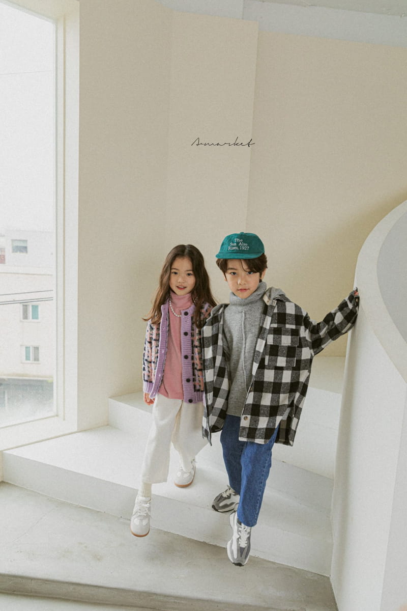 A-MARKET - Korean Children Fashion - #Kfashion4kids - Waffle Cardigan - 10