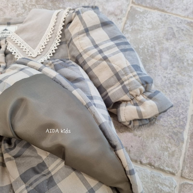 AIDA - Korean Children Fashion - #Kfashion4kids - Classic Quilitng One-piece - 2