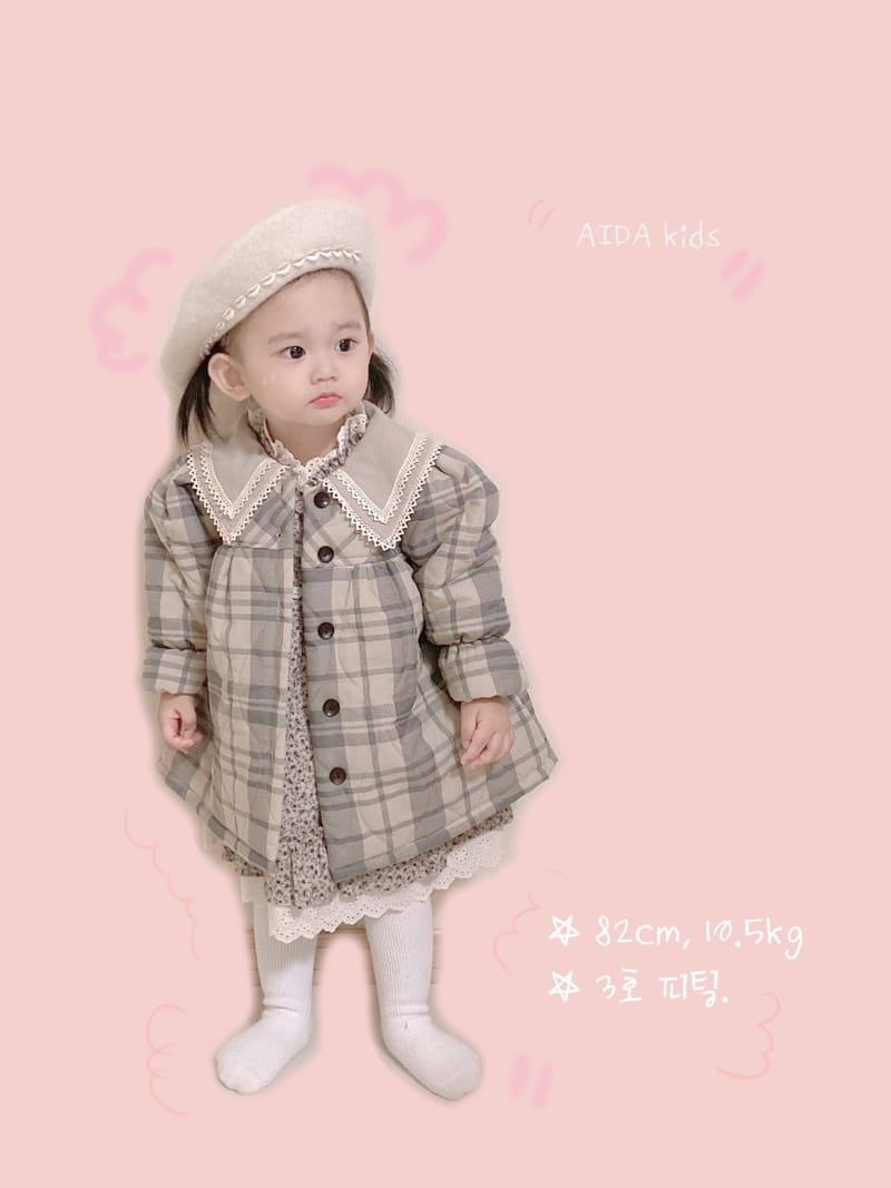 AIDA - Korean Children Fashion - #Kfashion4kids - Classic Quilitng One-piece - 3