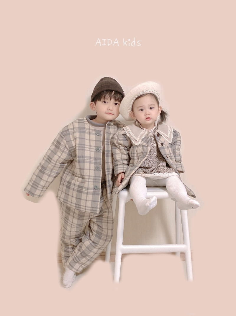 AIDA - Korean Children Fashion - #Kfashion4kids - Classic Quilitng One-piece - 4