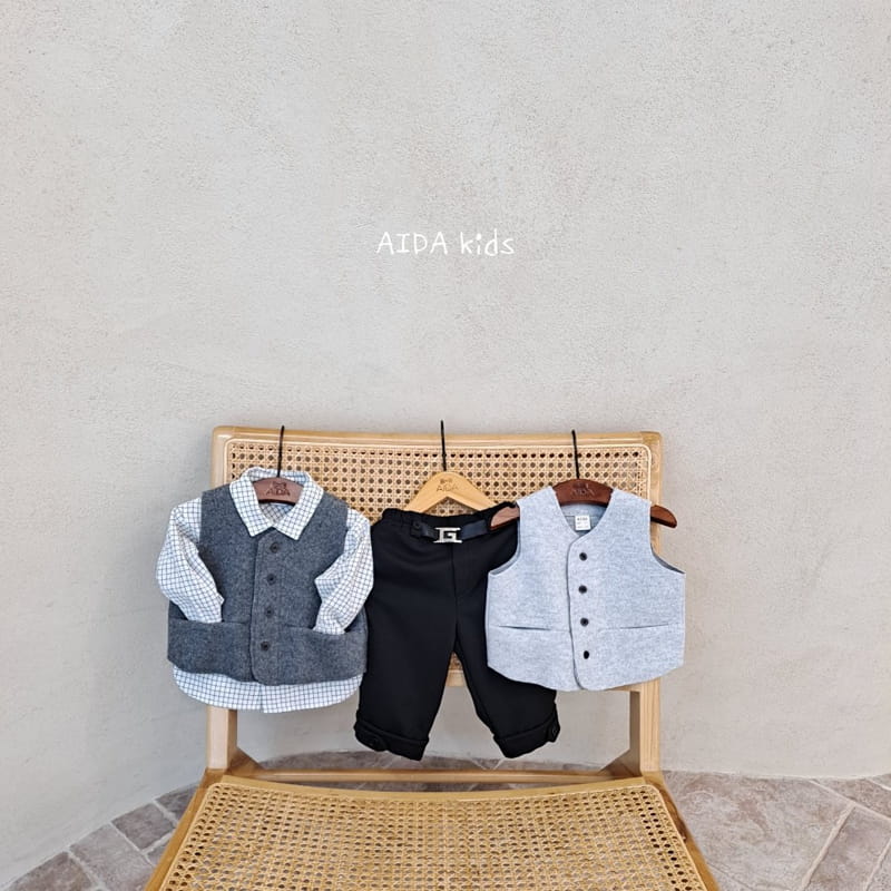 AIDA - Korean Children Fashion - #Kfashion4kids - Basic Fleece Pants - 2