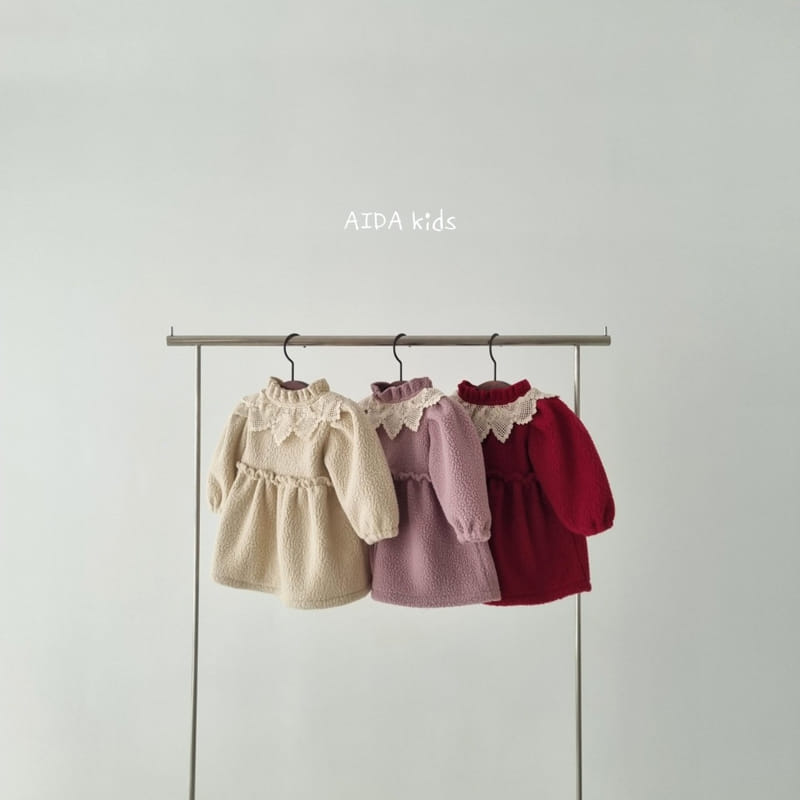 AIDA - Korean Children Fashion - #Kfashion4kids - Poodle One-piece