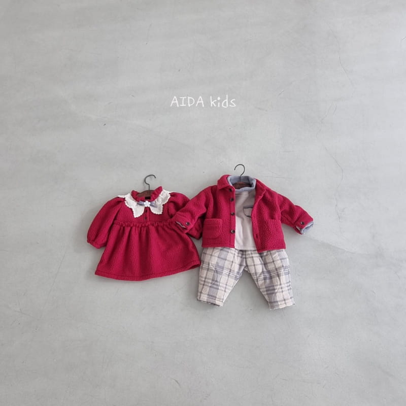 AIDA - Korean Children Fashion - #Kfashion4kids - Poodle One-piece - 2