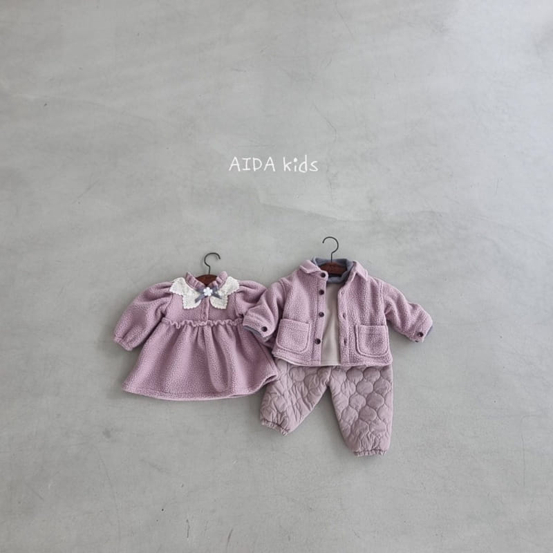AIDA - Korean Children Fashion - #Kfashion4kids - Poodle One-piece - 3