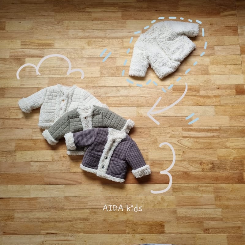 AIDA - Korean Children Fashion - #Kfashion4kids - Reversible Padding Jumper - 7
