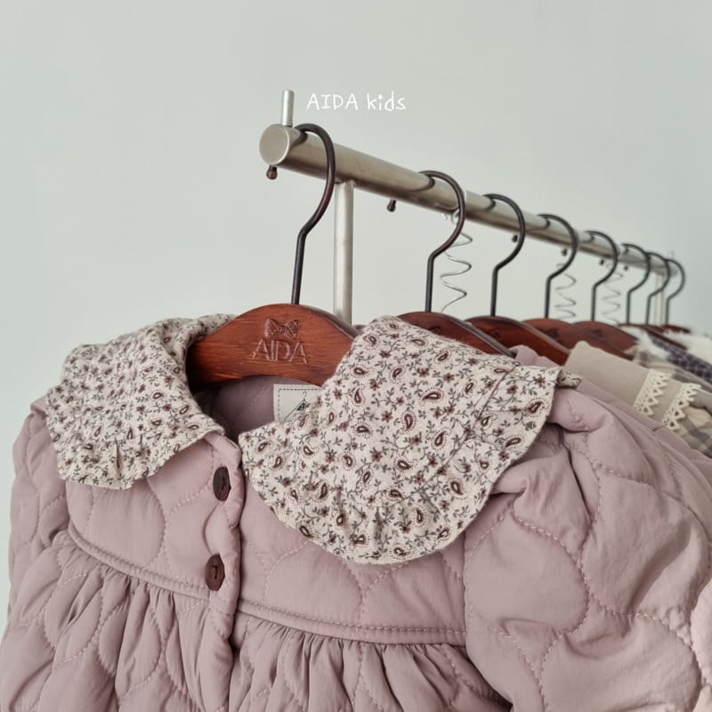 AIDA - Korean Children Fashion - #Kfashion4kids - Purple Padding Outer - 3