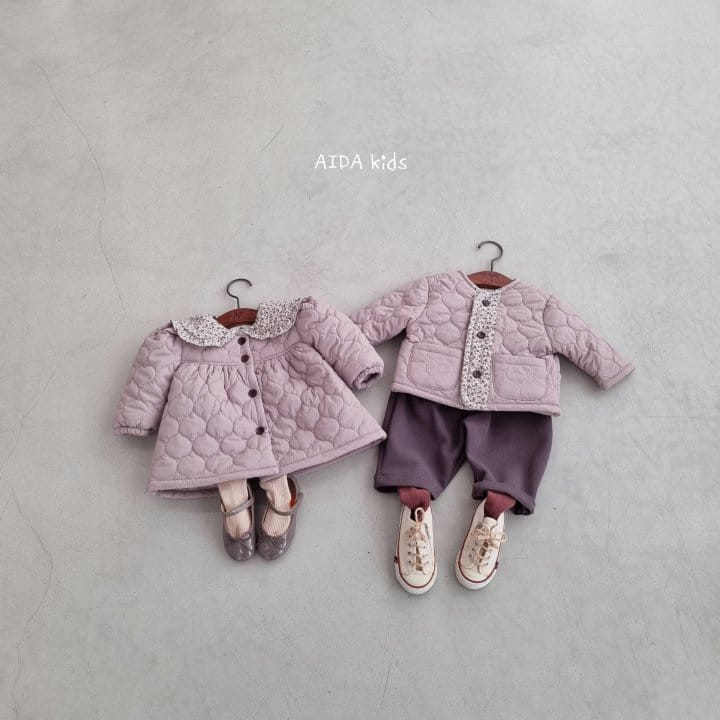 AIDA - Korean Children Fashion - #Kfashion4kids - Purple Padding Outer - 6