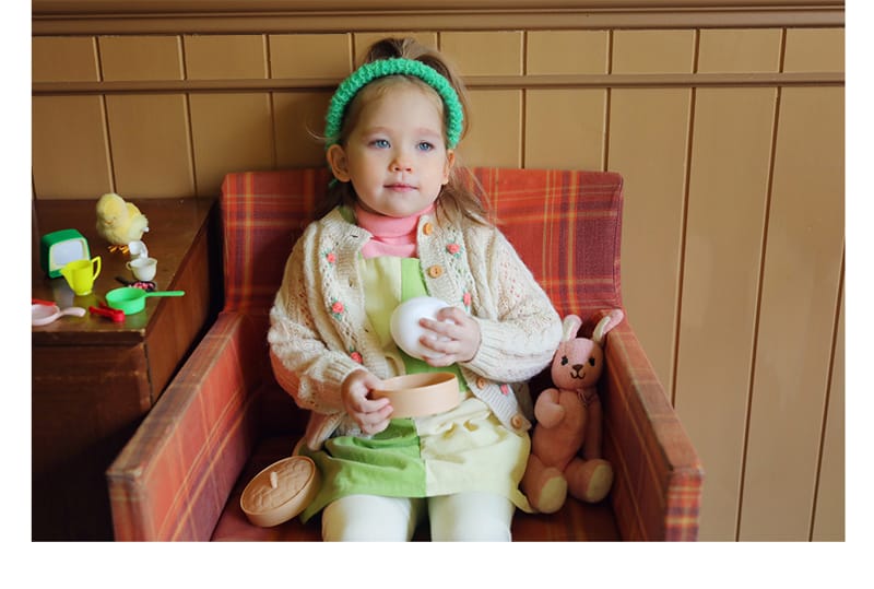 AMBER - Korean Children Fashion - #Kfashion4kids - Fleur Cardigan