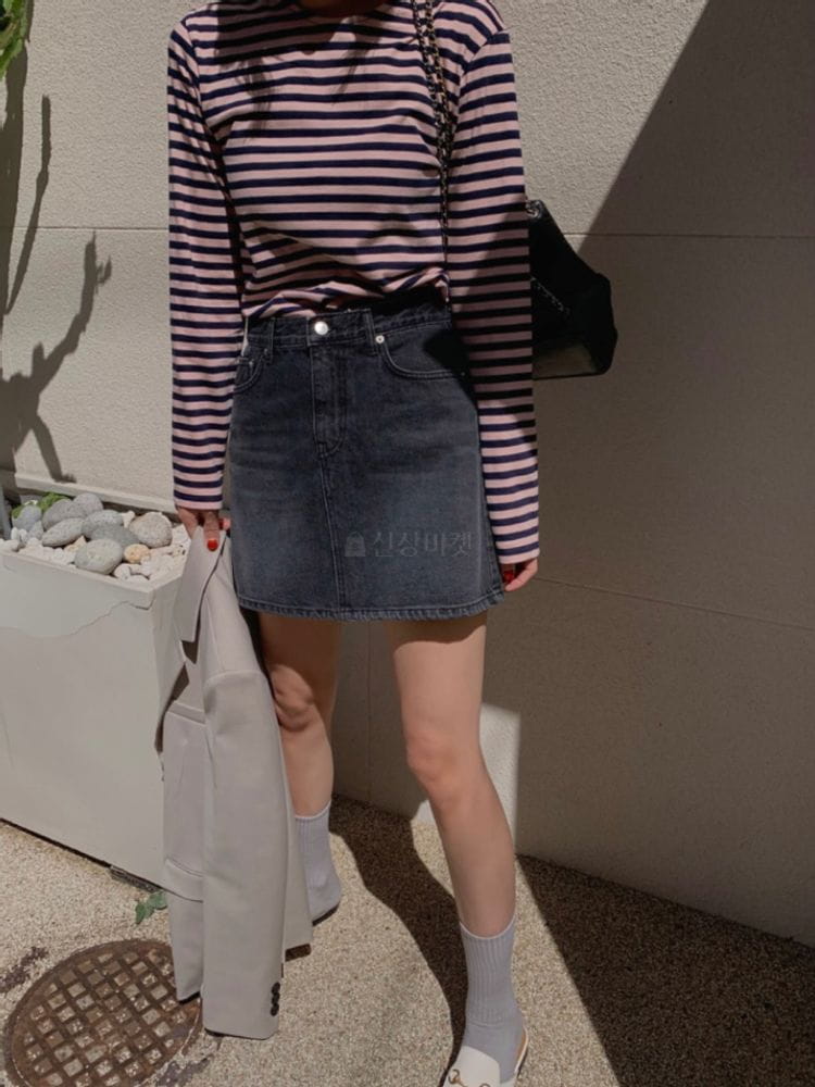 AMIMENT - Korean Children Fashion - #Kfashion4kids - Live Denim Skirt - 3