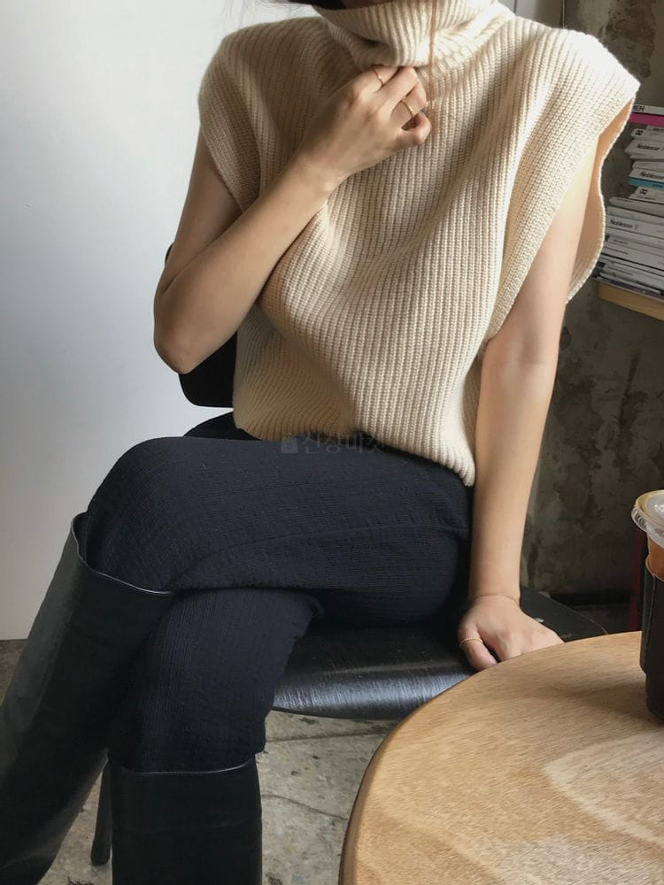AMIMENT - Korean Children Fashion - #Kfashion4kids - Hazzi Turtleneck Vest