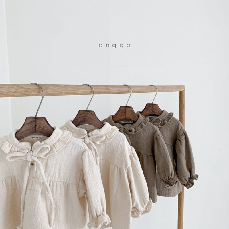 ANGGO - Korean Children Fashion - #Kfashion4kids - Latte Blouse - 12