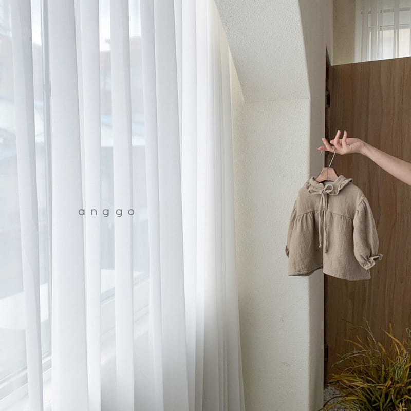 ANGGO - Korean Children Fashion - #Kfashion4kids - Latte Blouse - 2