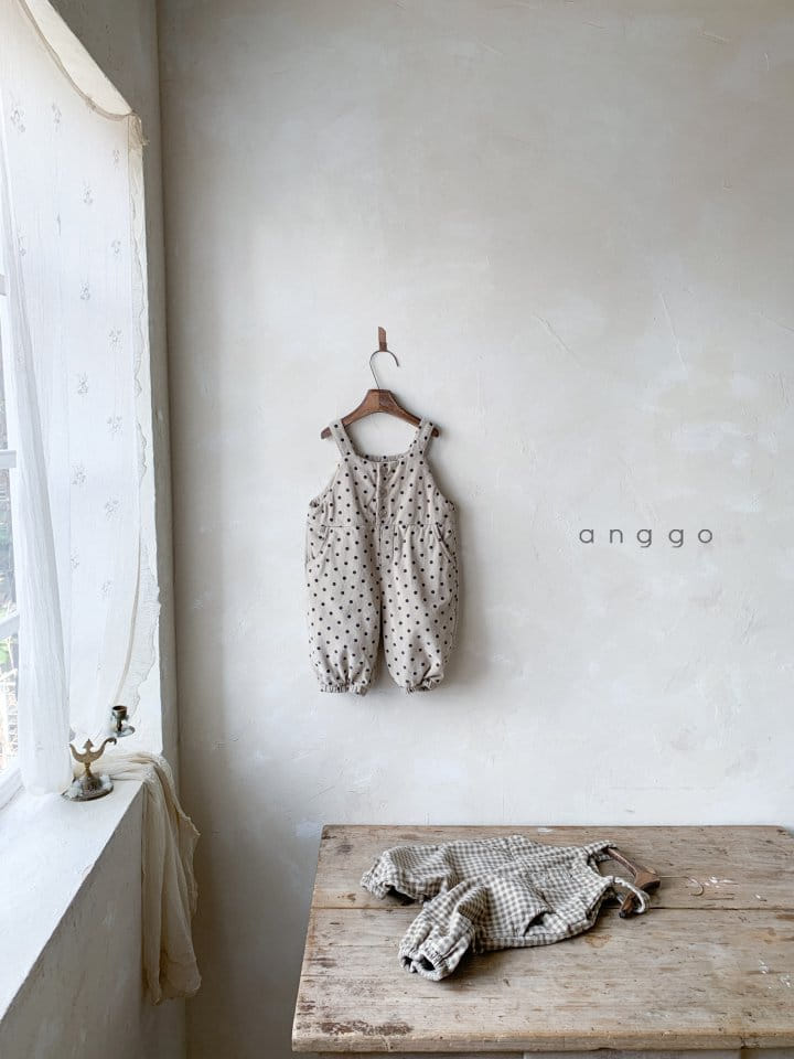 ANGGO - Korean Children Fashion - #Kfashion4kids - Cookie Overall - 2
