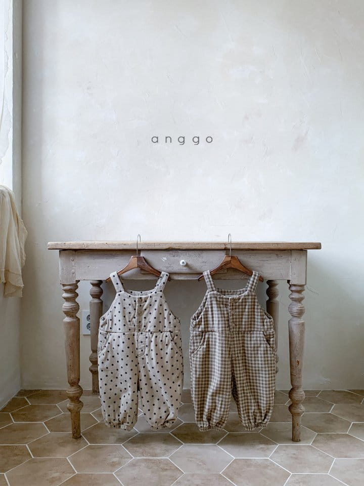 ANGGO - Korean Children Fashion - #Kfashion4kids - Cookie Overall - 8