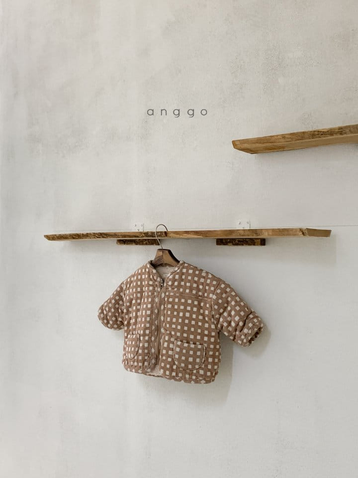 ANGGO - Korean Children Fashion - #Kfashion4kids - Roaker Jumper Check - 2