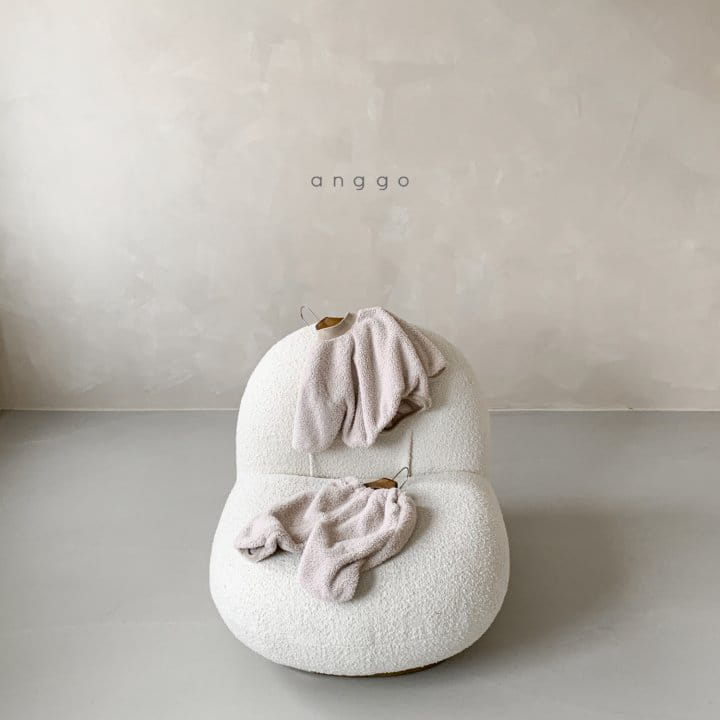 ANGGO - Korean Children Fashion - #Kfashion4kids - Crumble Top Bottom Set