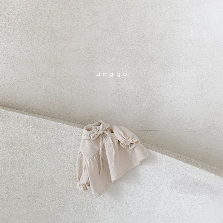 ANGGO - Korean Children Fashion - #Kfashion4kids - Bebe Latte Blouse