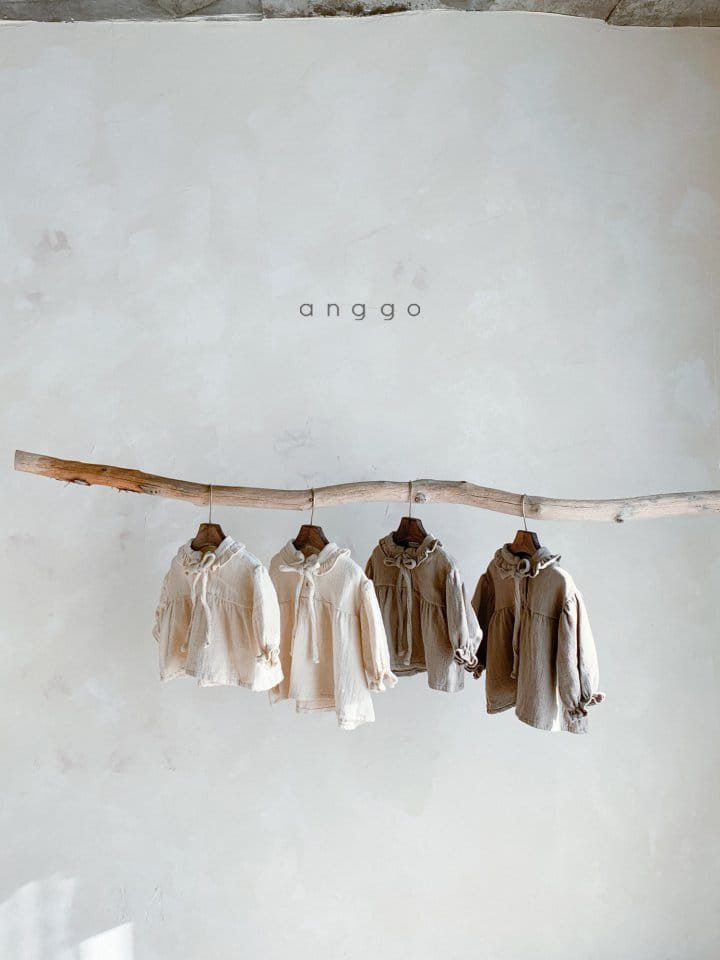 ANGGO - Korean Children Fashion - #Kfashion4kids - Bebe Latte Blouse - 6