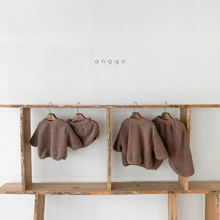 ANGGO - Korean Children Fashion - #Kfashion4kids - Bebe Crumble Top Bottom Set - 4
