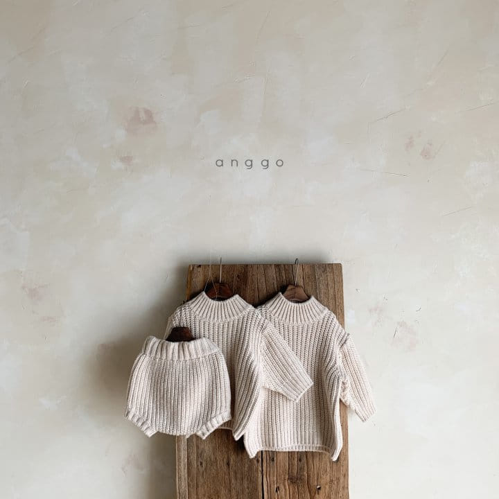 ANGGO - Korean Children Fashion - #Kfashion4kids - Bebe Monblan Knit Bloomer - 3