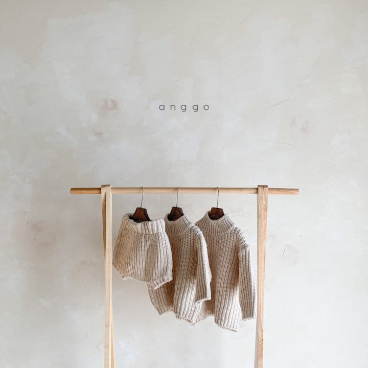 ANGGO - Korean Children Fashion - #Kfashion4kids - Bebe Monblan Knit Bloomer - 9