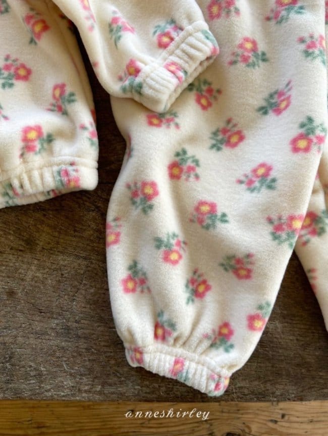ANNE SHIRLEY - Korean Children Fashion - #Kfashion4kids - Floral Top Bottom Set - 7