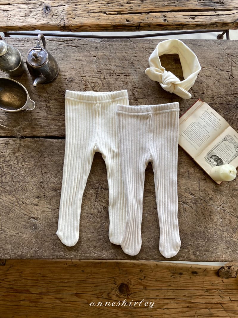 ANNE SHIRLEY - Korean Children Fashion - #Kfashion4kids - Warm Foot Fleece Rib Leggings - 2