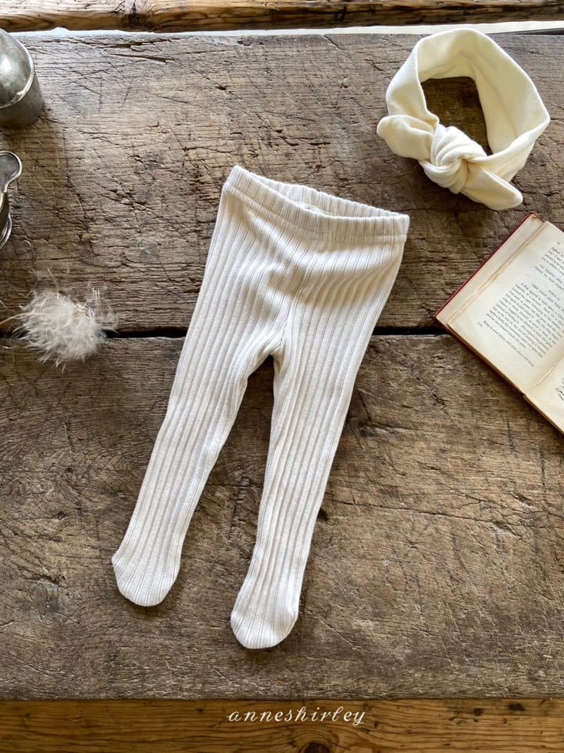 ANNE SHIRLEY - Korean Children Fashion - #Kfashion4kids - Warm Foot Fleece Rib Leggings - 4