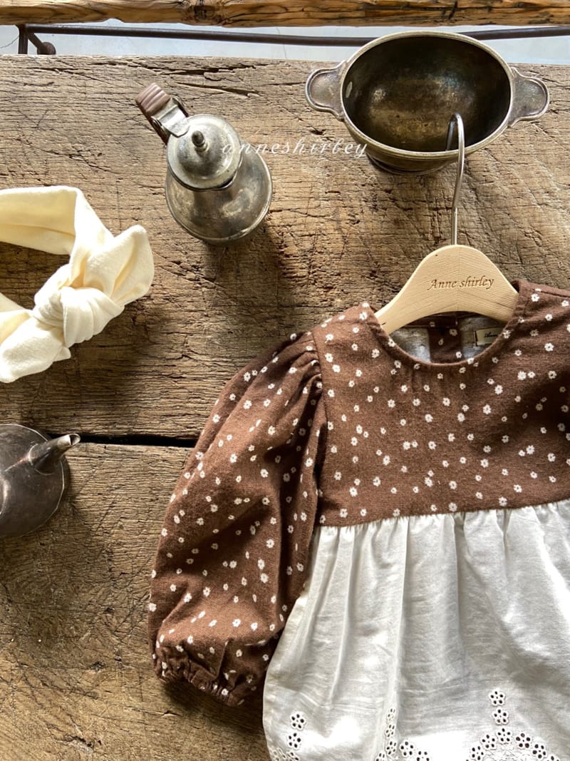 ANNE SHIRLEY - Korean Children Fashion - #Kfashion4kids - Latte Lace Bodysuit - 3
