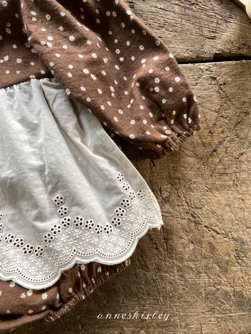 ANNE SHIRLEY - Korean Children Fashion - #Kfashion4kids - Latte Lace Bodysuit - 4