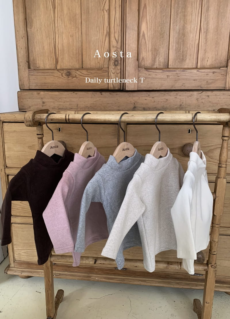 AOSTA - Korean Children Fashion - #Kfashion4kids - Daily Turtleneck Tee - 3