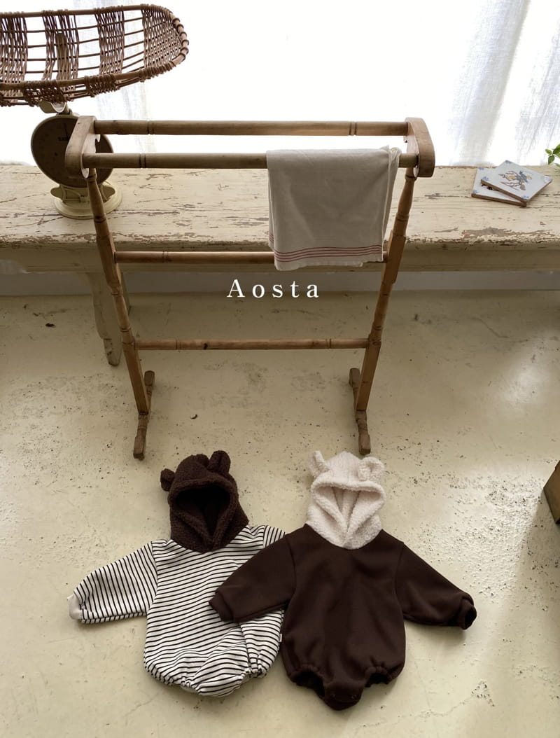 AOSTA - Korean Children Fashion - #Kfashion4kids - Bear Bear Bodysuit