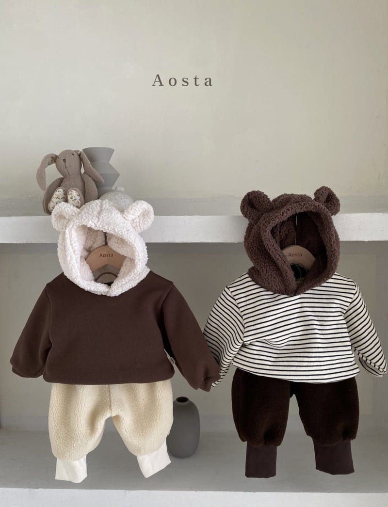 AOSTA - Korean Children Fashion - #Kfashion4kids - Bear Bear Hoody - 3